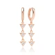 Lovely Triangle Dangle 925 Sterling Silver Earrings Lovely Triangle Dangle 925 Sterling Silver Earrings