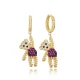 Teddy Bear Dangle 925 Sterling Silver Earrings Teddy Bear Dangle 925 Sterling Silver Earrings