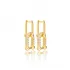 Stylish Oval Charm Zircon Stone  Earring Turkish Wholesale Handmade 925 Sterling Silver Jewelry