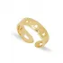 Dainty Curb Chain Adjustable 925 Sterling Silver Ring