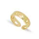 Dainty Curb Chain Adjustable 925 Sterling Silver Ring Dainty Curb Chain Adjustable 925 Sterling Silver Ring