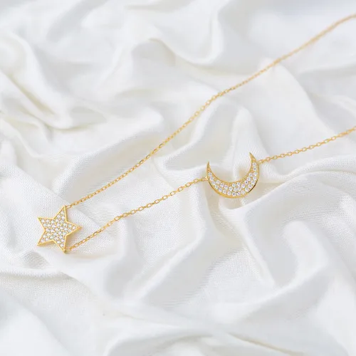 Crescent And Star 925 Sterling Silver Pendant Crescent And Star 925 Sterling Silver Pendant