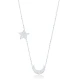 Crescent And Star 925 Sterling Silver Pendant