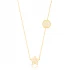 Shiny Star And Sun 925 Sterling Silver Pendant