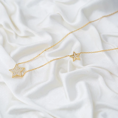 Sparkling Stars 925 Sterling Silver Pendant Sparkling Stars 925 Sterling Silver Pendant