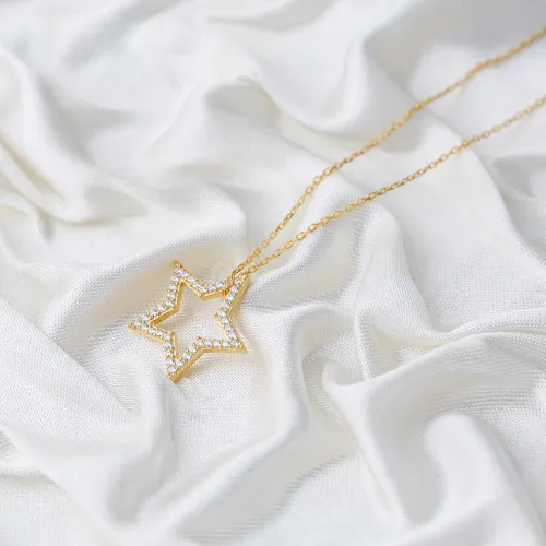 Sophisticated Star CZ 925 Sterling Silver Pendant Sophisticated Star CZ 925 Sterling Silver Pendant