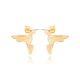 Colibri Bird CZ 925 Sterling Silver Earrings | 925 Sterling Silver Wholesale | Sade Silver Colibri Bird CZ 925 Sterling Silver Earrings - Sade 925 Silver Jewelry