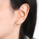 Colibri Bird CZ 925 Sterling Silver Earrings | 925 Sterling Silver Wholesale | Sade Silver Colibri Bird CZ 925 Sterling Silver Earrings - Sade 925 Silver Jewelry