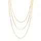Link Chain Layered 925 Sterling Silver Necklace | 925 Sterling Silver Wholesale | Sade Silver Link Chain Layered 925 Sterling Silver Necklace - Sade 925 Silver Jewelry