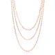 Link Chain Layered 925 Sterling Silver Necklace | 925 Sterling Silver Wholesale | Sade Silver Link Chain Layered 925 Sterling Silver Necklace - Sade 925 Silver Jewelry