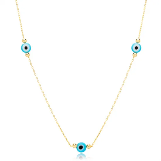 Evil Eye Shaker Sterling Silver Necklace Evil Eye Shaker Sterling Silver Necklace