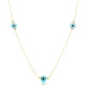 Evil Eye Shaker Sterling Silver Necklace Evil Eye Shaker Sterling Silver Necklace