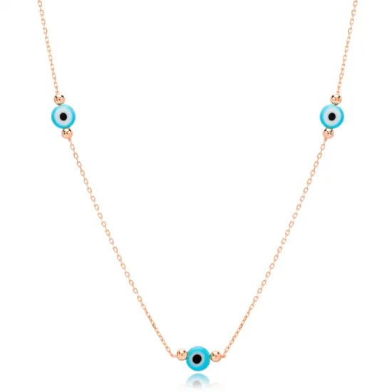 Evil Eye Shaker Sterling Silver Necklace Evil Eye Shaker Sterling Silver Necklace
