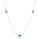 Evil Eye Shaker Sterling Silver Necklace Evil Eye Shaker Sterling Silver Necklace