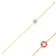 Pink Quartz Thin 925 Sterling Silver Bracelet