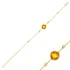 Citrine Thin 925 Sterling Silver Bracelet