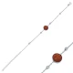 Glitter Agate Thin 925 Sterling Silver Bracelet Glitter Agate Thin 925 Sterling Silver Bracelet