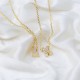Initial Alphabet letter M Charm Zircon Stone Pendant. Wholesale 925 Sterling Silver Jewelry