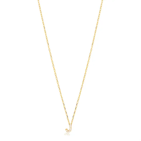 Initial Alphabet Letter N CZ . Sterling Silver Pendant