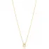 Initial Alphabet Letter S CZ . Sterling Silver Pendant