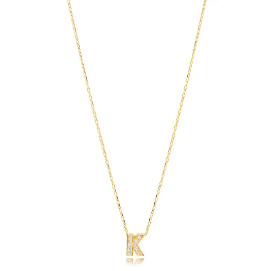 Initial Alphabet Letter S CZ . Sterling Silver Pendant Initial Alphabet Letter S CZ . Sterling Silver Pendant