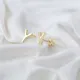 Minimalistic Initial Alphabet letter Y Stud Earring Wholesale 925 Sterling Silver Jewelry