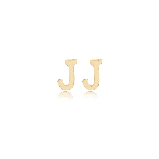Minimalistic Initial Alphabet letter Y Stud Earring Wholesale 925 Sterling Silver Jewelry