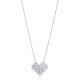 Pixel Heart Shape 925 Sterling Silver Pendant Pixel Heart Shape 925 Sterling Silver Pendant