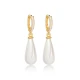 Pearl Dangle 925 Sterling Silver Earrings