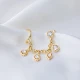 Round And Cartilage 925 Sterling Silver Earrings