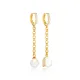 Dainty Pearl Charm Dangle Earrings Turkish Wholesale 925 Sterling Silver Jewellery Dainty Pearl Charm Dangle Earrings Turkish Wholesale 925 Sterling Silver Jewellery