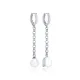Dainty Pearl Charm Dangle Earrings Turkish Wholesale 925 Sterling Silver Jewellery Dainty Pearl Charm Dangle Earrings Turkish Wholesale 925 Sterling Silver Jewellery