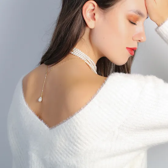 Chic Y Pearl 925 Sterling Silver Pendant - Sade 925 Silver Jewelry