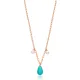 Stylish Drop Shape Turquoise Sterling Silver Pendant Stylish Drop Shape Turquoise Sterling Silver Pendant