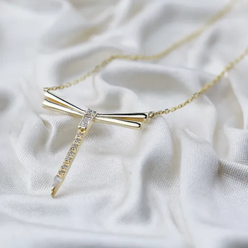 Lovely Dragonfly 925 Sterling Silver Pendant