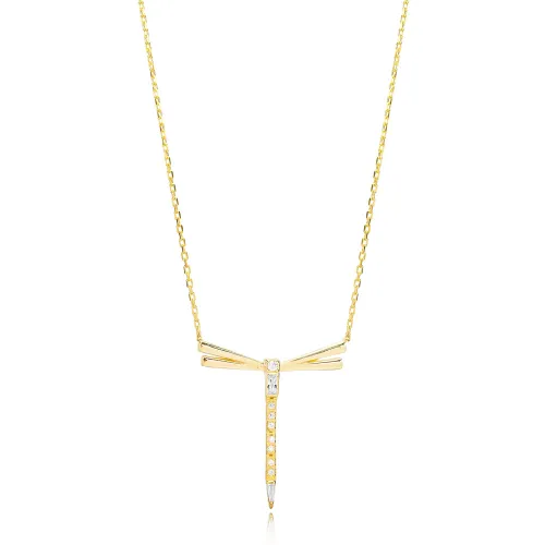 Lovely Dragonfly 925 Sterling Silver Pendant