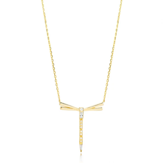 Lovely Dragonfly 925 Sterling Silver Pendant