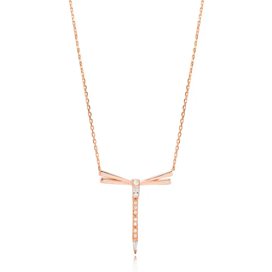 Lovely Dragonfly 925 Sterling Silver Pendant