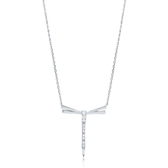 Lovely Dragonfly 925 Sterling Silver Pendant