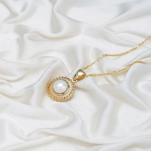 Vintage Pearl 925 Sterling Silver Necklace