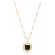 Round Emerald 925 Sterling Silver Pendant Round Emerald 925 Sterling Silver Pendant
