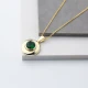 Minimalistic Emerald 925 Sterling Silver Pendant Minimalistic Emerald 925 Sterling Silver Pendant