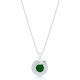 Minimalistic Emerald 925 Sterling Silver Pendant Minimalistic Emerald 925 Sterling Silver Pendant