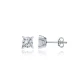 Four Oval Claw CZ 925 Sterling Silver Earrings Four Oval Claw CZ 925 Sterling Silver Earrings