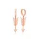 CZ Arrow Dangle 925 Sterling Silver Earrings CZ Arrow Dangle 925 Sterling Silver Earrings