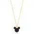 Black CZ Mouse 925 Sterling Silver Pendant