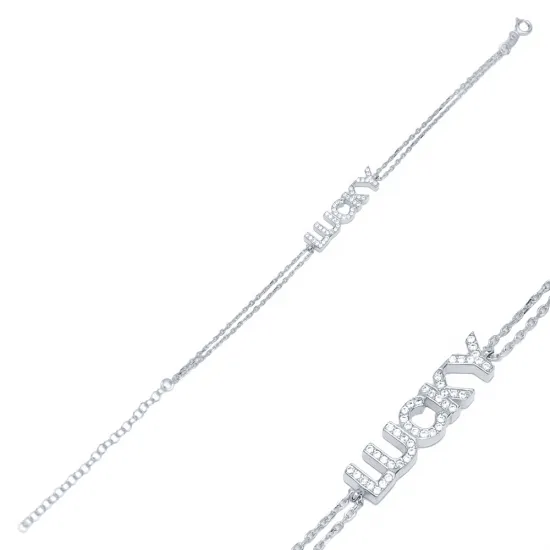 Handcrafted Lucky 925 Sterling Silver Bracelet