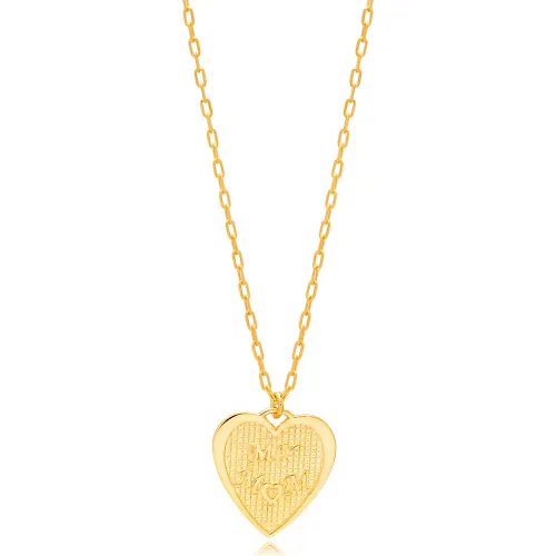 My Mom Heart 925 Sterling Silver Pendant