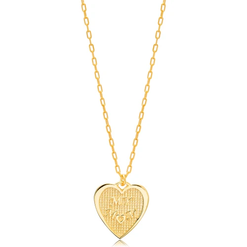 My Mom Heart 925 Sterling Silver Pendant