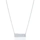Mama Rectangle 925 Sterling Silver Pendant | 925 Sterling Silver Wholesale | Sade Silver Mama Rectangle 925 Sterling Silver Pendant - Sade 925 Silver Jewelry